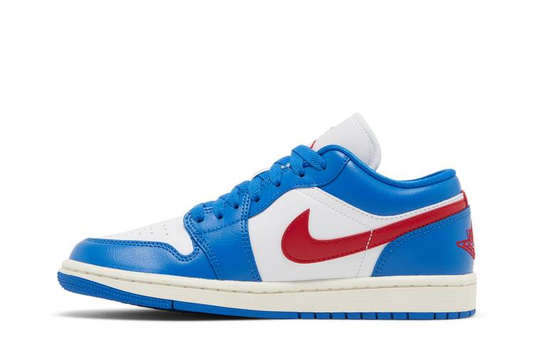 Кроссовки Wmns Air Jordan 1 Low 'Sport Blue Gym Red'