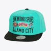 Mitchell-Ness-Turquoise-San-Antonio-Spurs-Hardwood-Classics-City-Love-Snapback-Hat-100x100