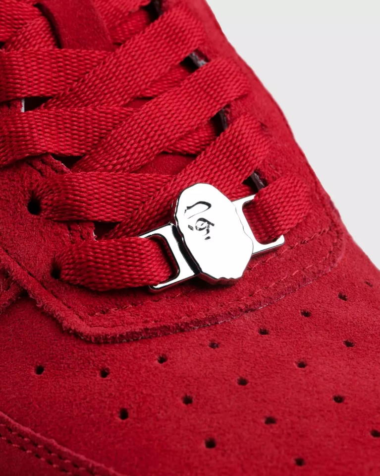 Кроссовки Highsnobiety x A Bathing Ape Bapesta Not In Paris Pack – Red
