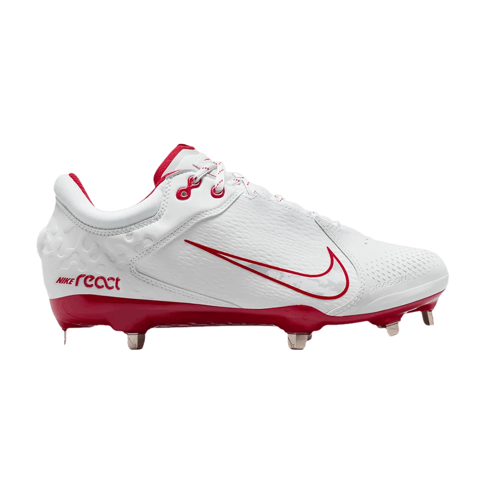 Кроссовки Nike Wmns Hyperdiamond 4 Elite  'White/Pure Platinum/University Red'
