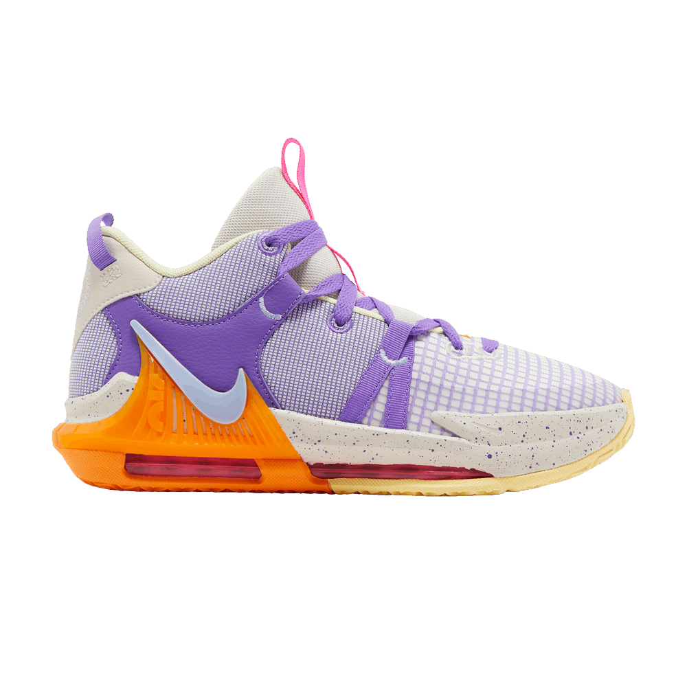 Кроссовки Nike LeBron Witness 7 GS 'Action Grape Vivid Orange'