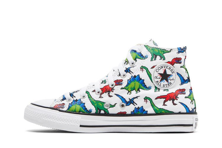 Кроссовки Converse Chuck Taylor All Star High GS '8-Bit Dino'