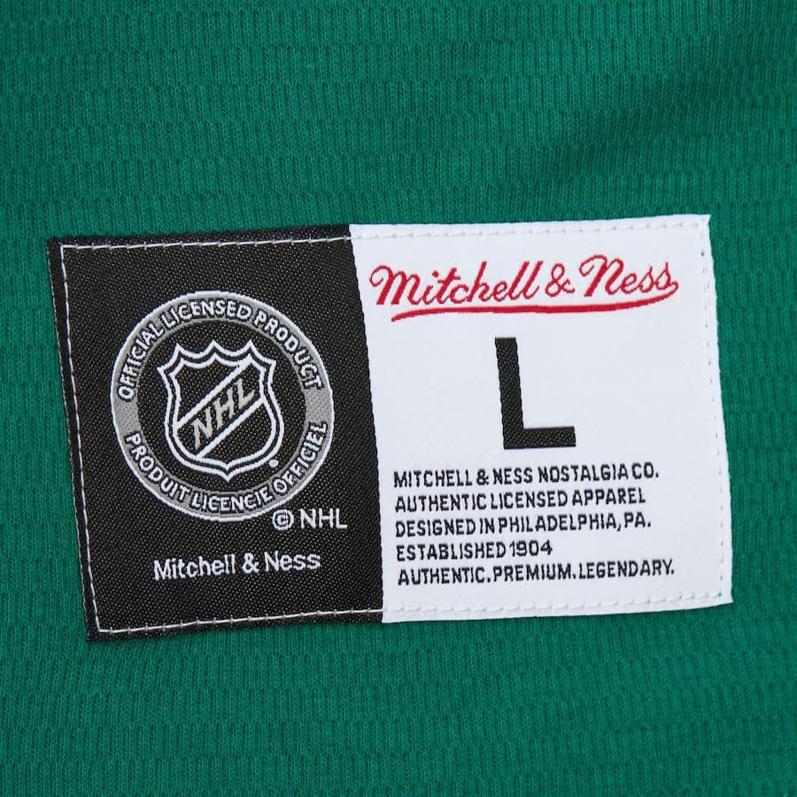 Лонгслив Mitchell & Ness Kelly Green Dallas Stars Thermal Henley Top