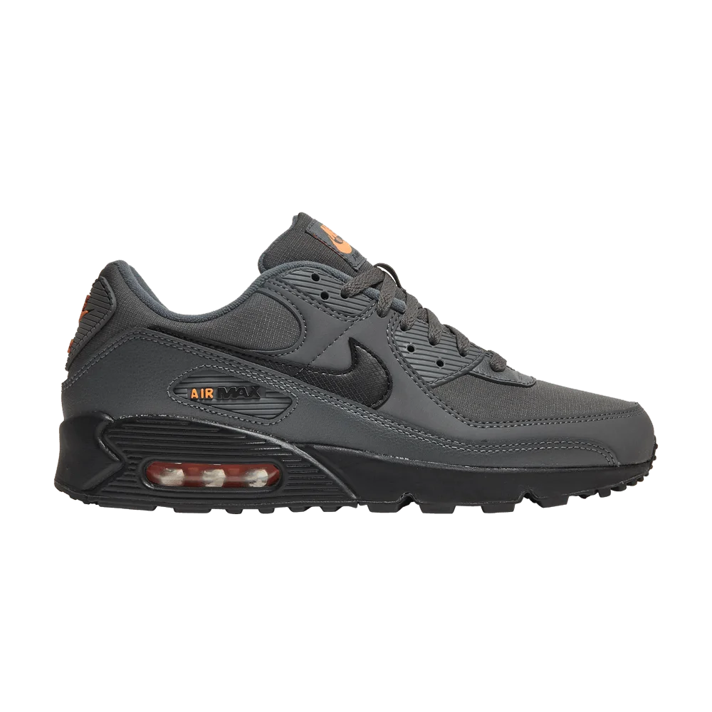 Krossovki-Nike-Air-Max-90-Iron-Grey-Total-Orange
