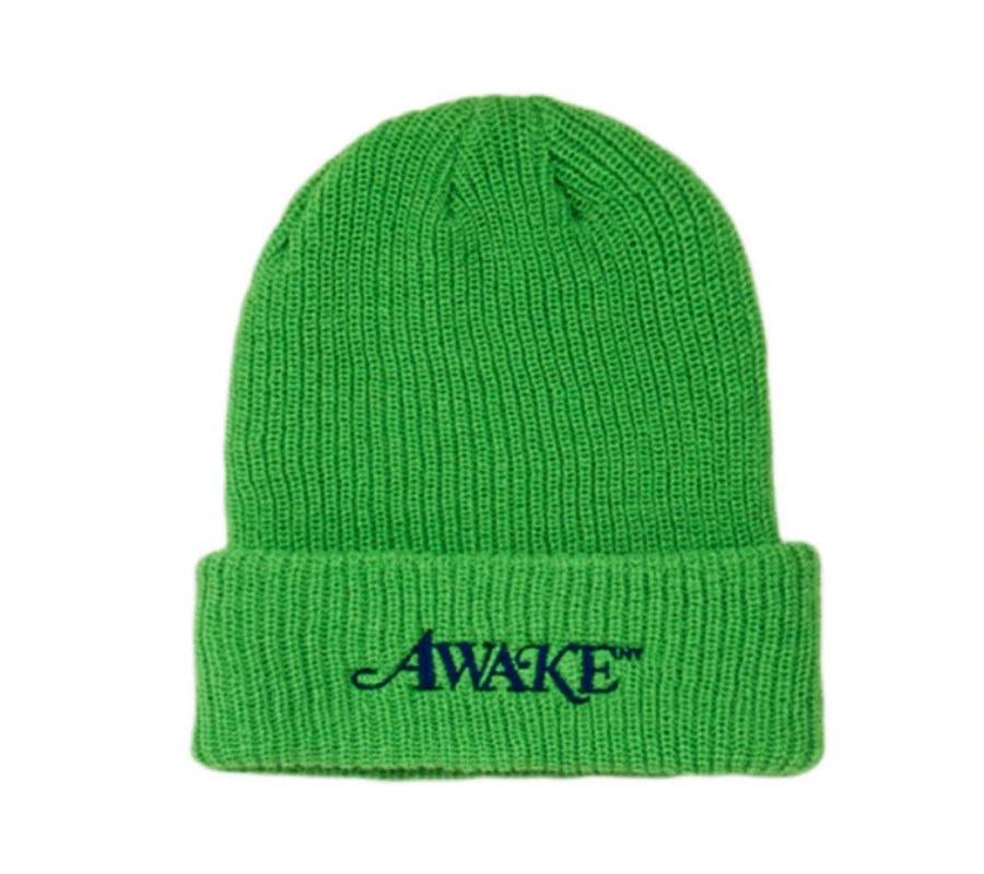 Шапка Awake Loose Gauge Classic Logo Beanie Green