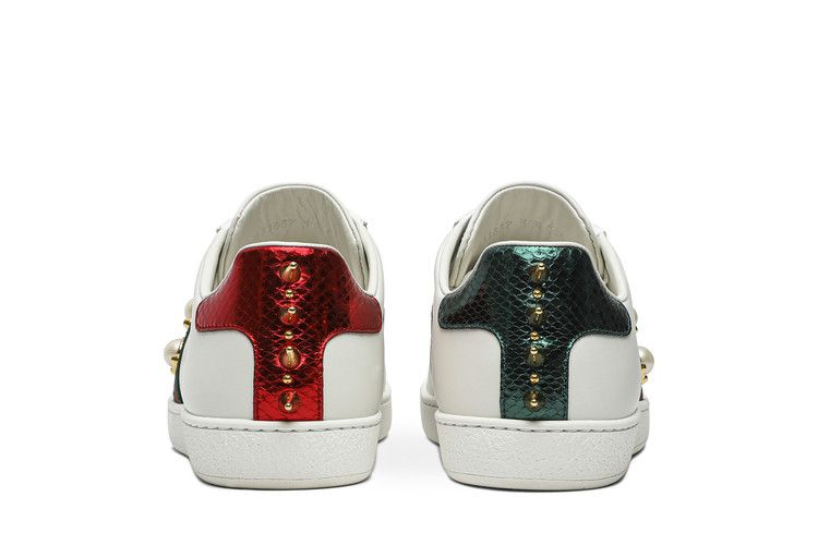 Кроссовки Gucci Wmns Ace Studded 'White'