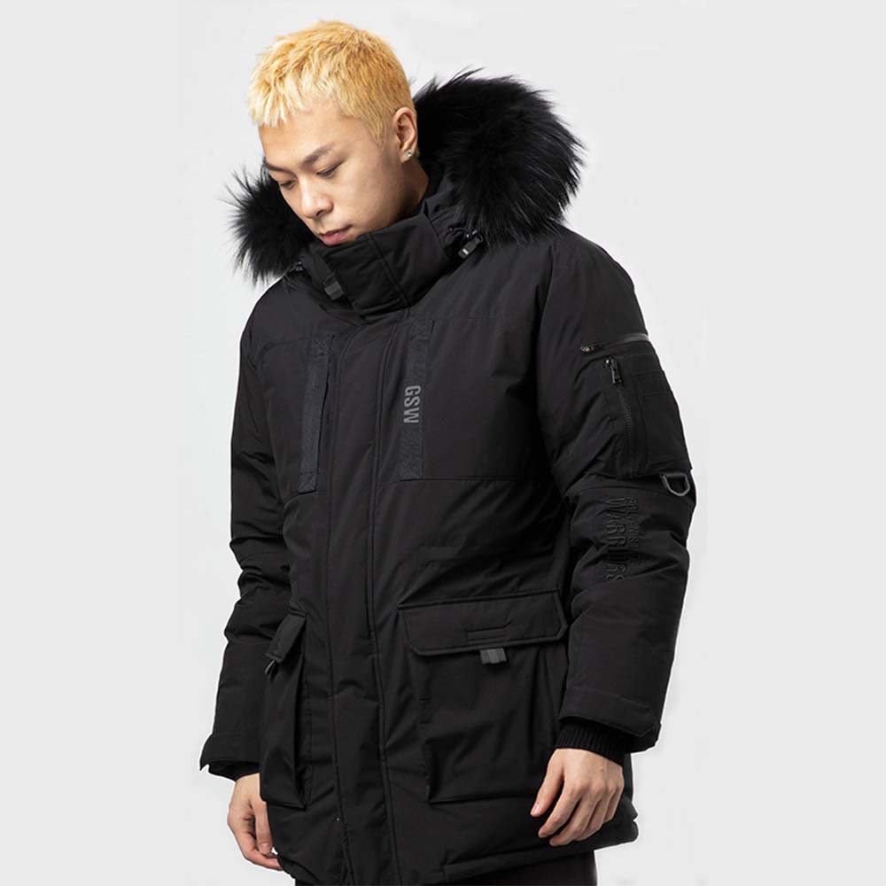 Пуховик 2020 Golden State Warriors Down Jacket Mens