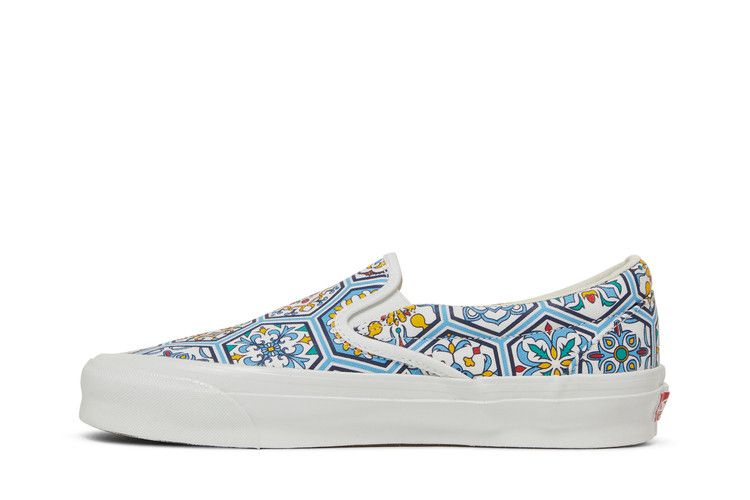 Кроссовки Vans KITH x Classic Slip-On 'Blue Moroccan Pattern'