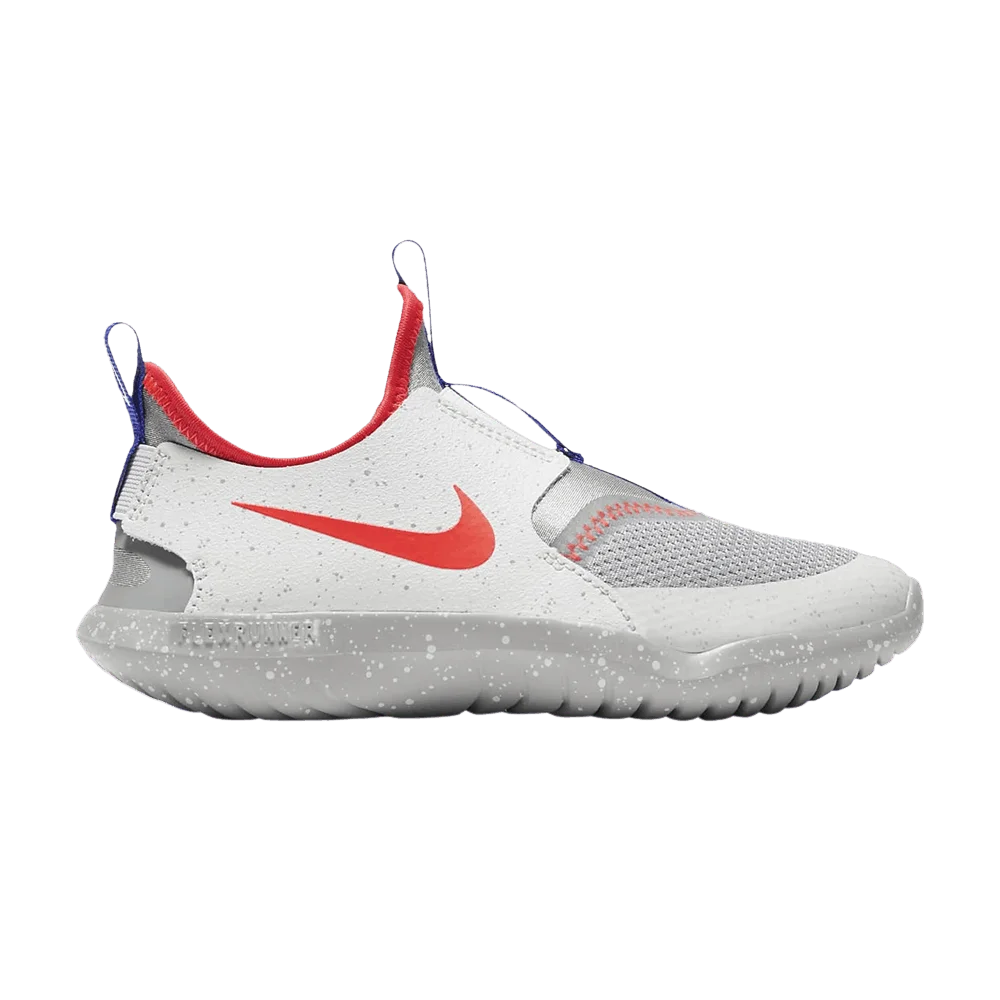Krossovki-Nike-Flex-Runner-SE-PS-Particle-Grey-Crimson-Speckled