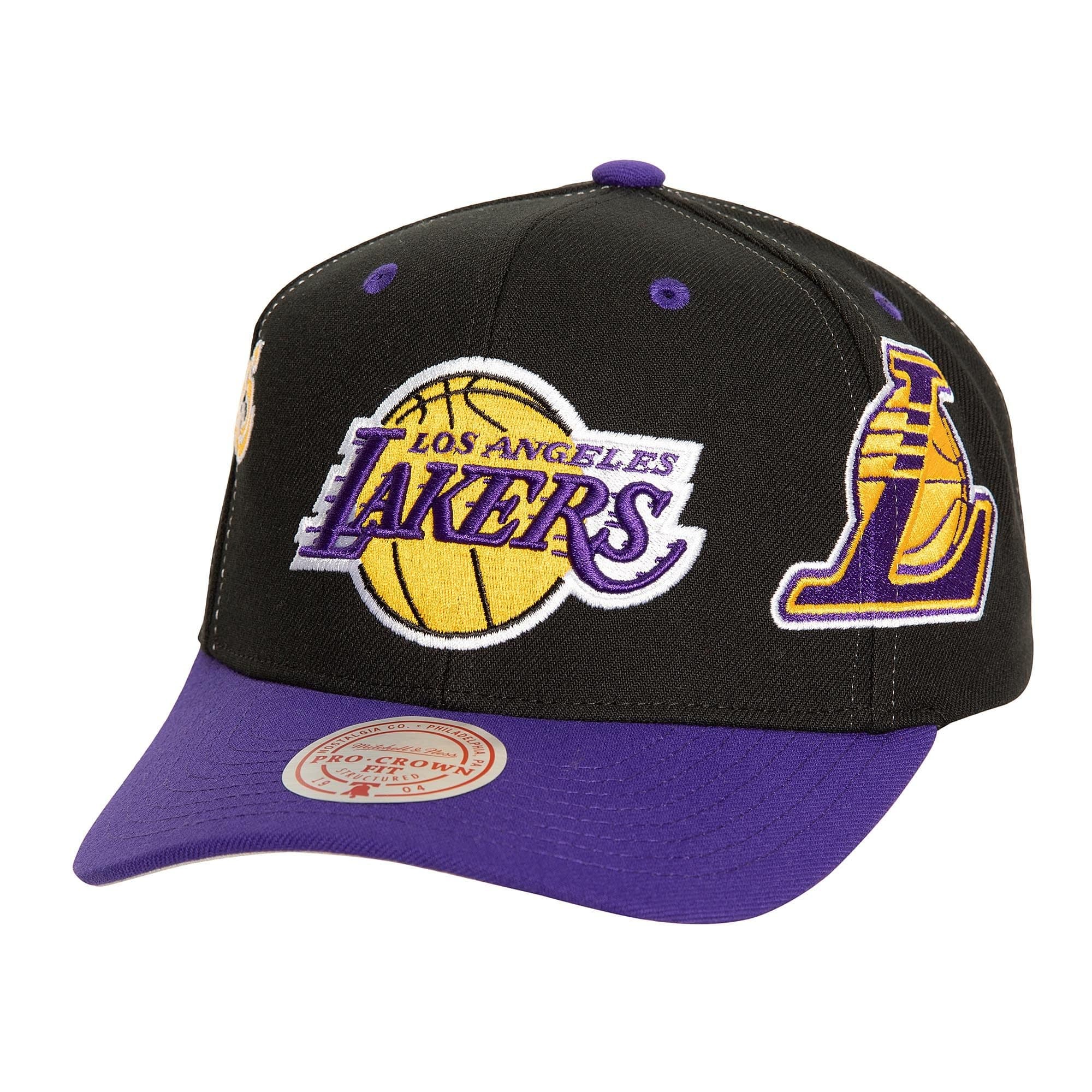 Бейсболка Mitchell & Ness Overbite Pro Snapback Los Angeles Lakers Hat