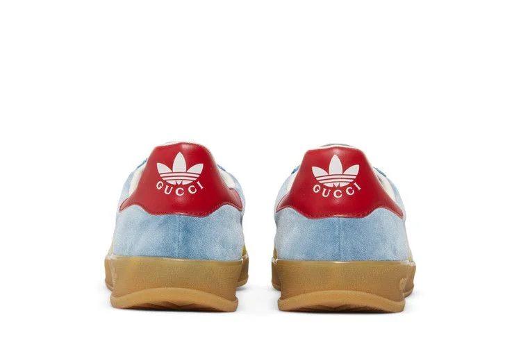 Кроссовки Adidas x Gucci Gazelle 'Light Blue Suede'