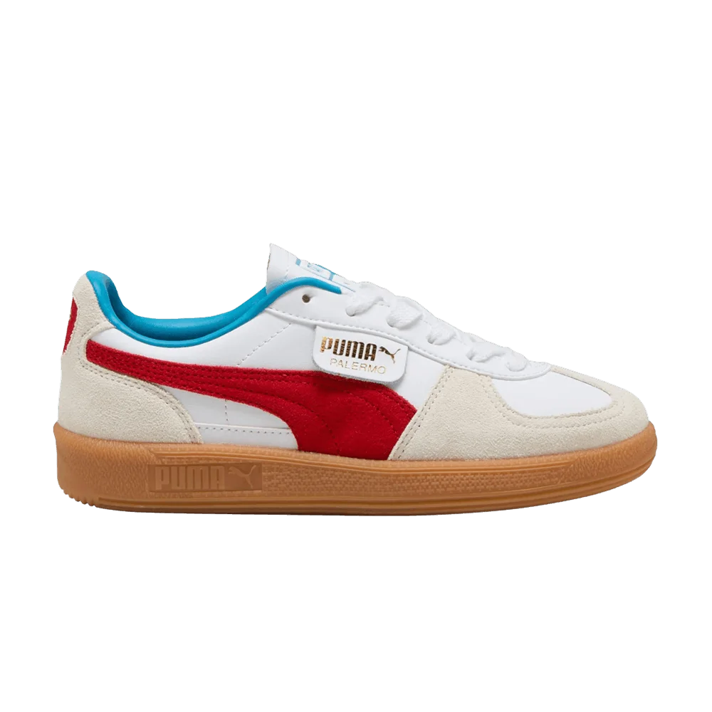 Krossovki-Puma-Palermo-Leather-Big-Kid-White-Red