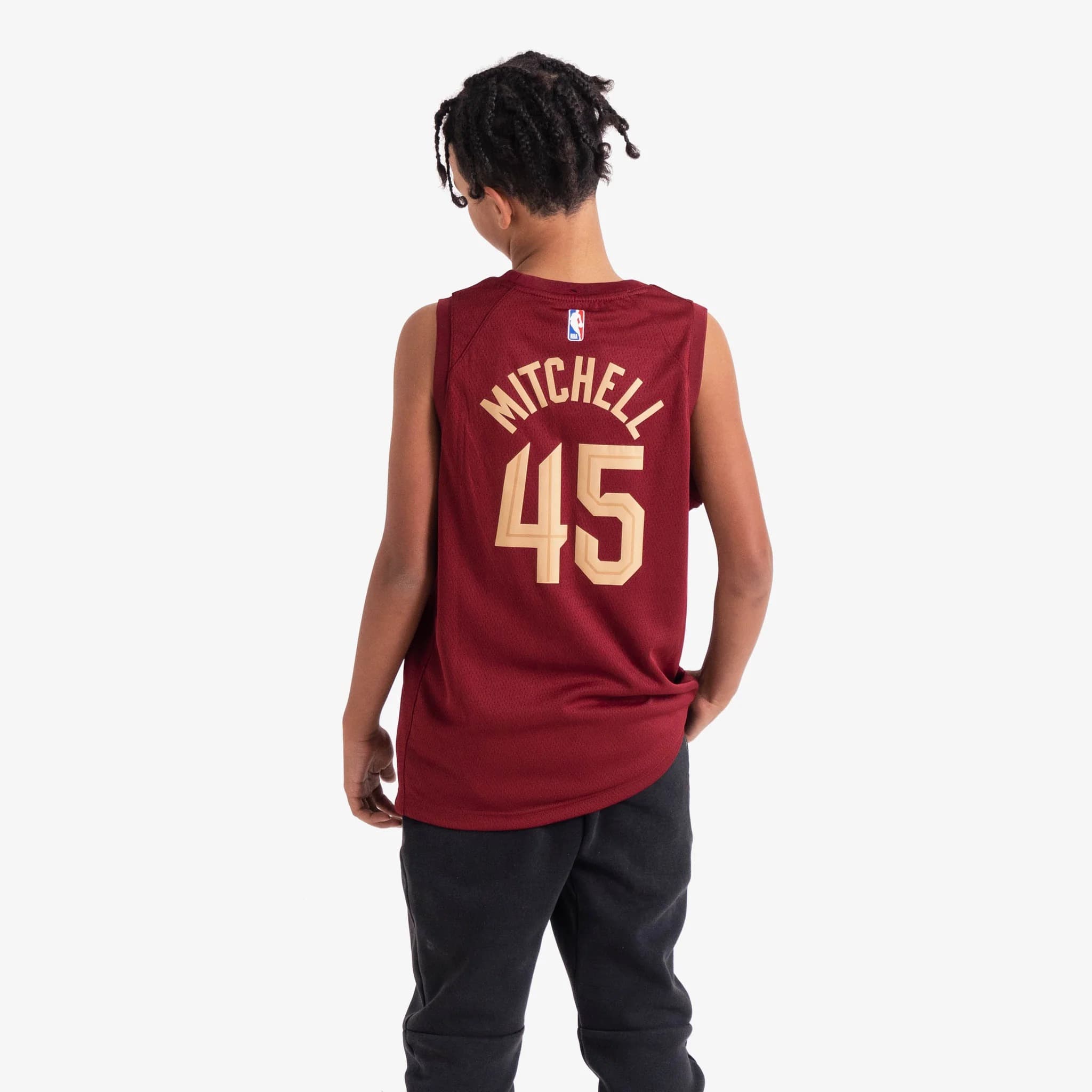2022-2023-Cleveland-Cavaliers-Donovan-Mitchell-45-Youth-NBA-Swingman-Icon-Edition-Red-Jersey-2