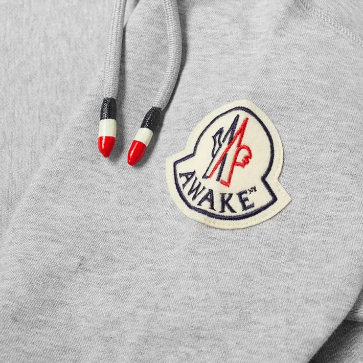 Худи Awake x Moncler Maglia Hoodie Light Grey