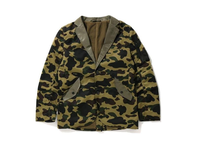Куртка BAPE 1st Camo Military Tailored Jacket Green