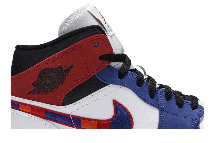 Krossovki-Air-Jordan-1-Mid-Multicolored-Swoosh-1