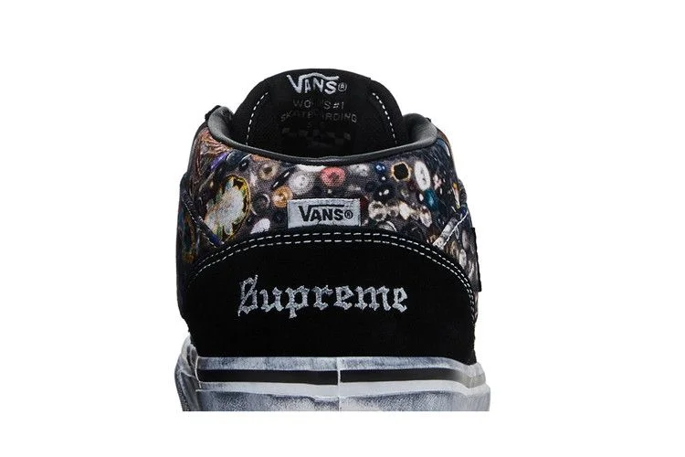 Supreme x Mike Kelley x Vans Half Cab 'Black'