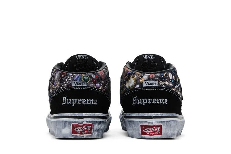 Supreme x Mike Kelley x Vans Half Cab 'Black'
