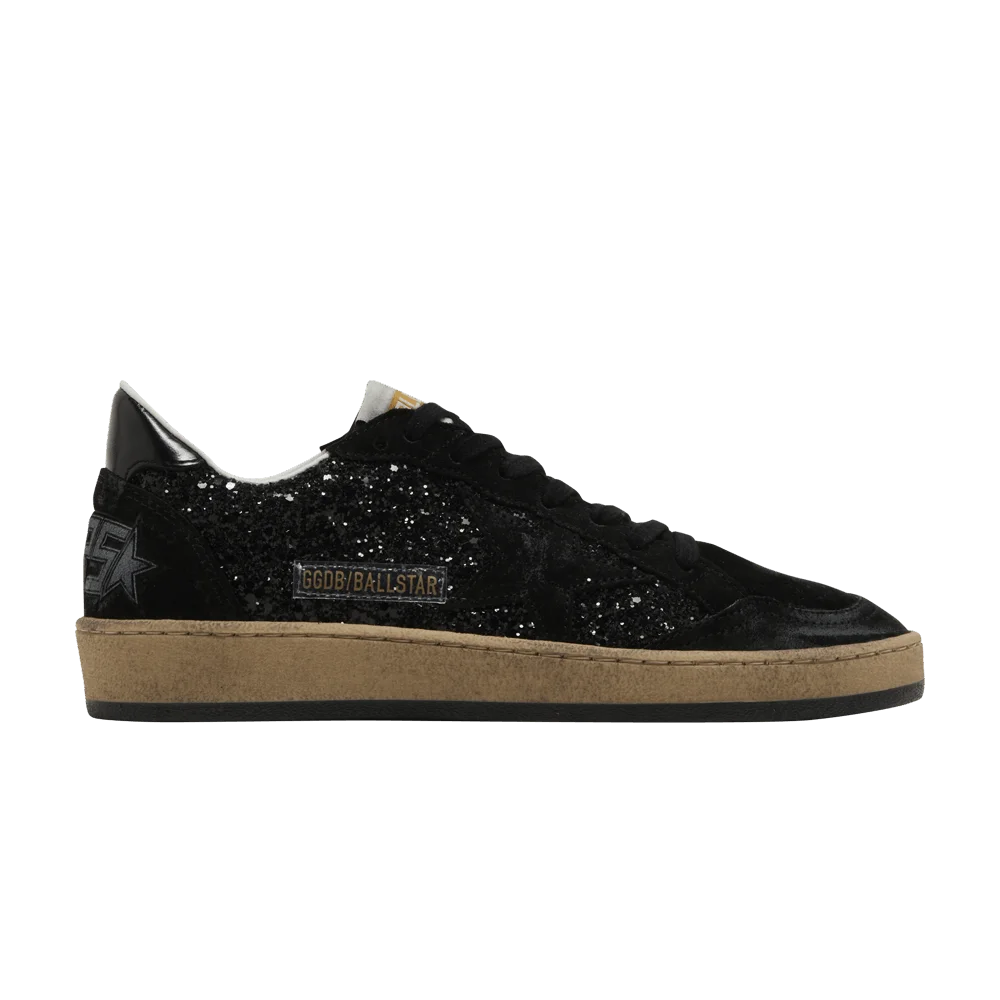 Krossovki-Golden-Goose-Wmns-Ball-Star-Black-Glitter