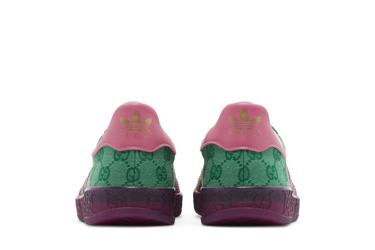 Кроссовки Gucci x adidas Wmns Gazelle 'Green GG Monogram'