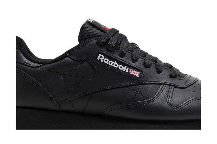 Кроссовки Reebok Classic Leather 'Black Pure Grey'