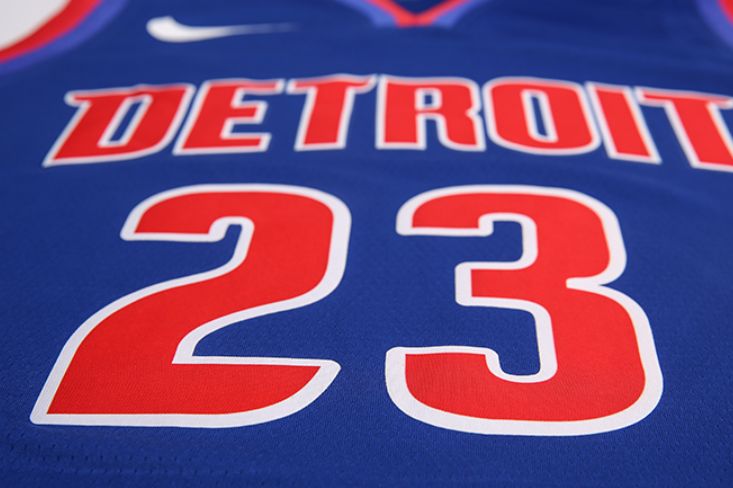 Баскетбольная джерси 2017-18 Blake Griffin Pistons #23 Icon Blue