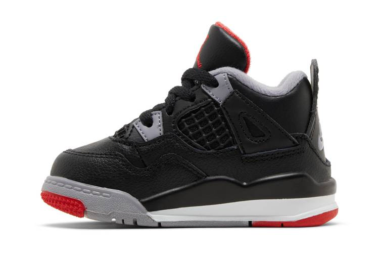 Кроссовки Air Jordan 4 Retro TD 'Bred Reimagined'