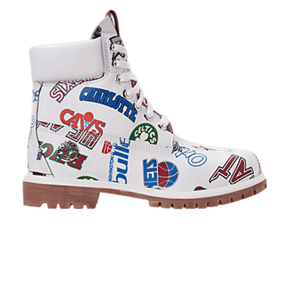 Кроссовки Timberland NBA x Mitchell and Ness x 6 Inch Classic Premium Boot 'Throwback Logos'