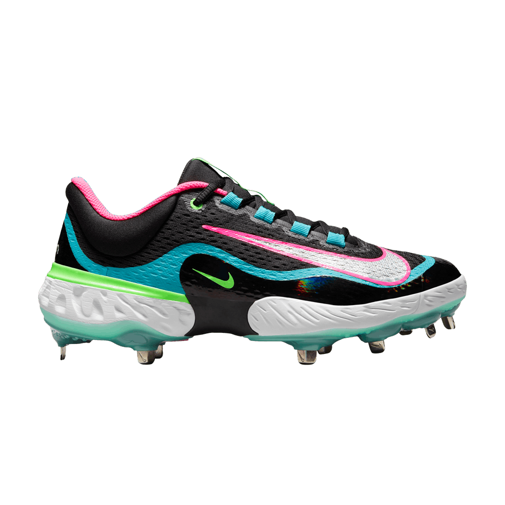 Кроссовки Nike Alpha Huarache Elite 4 Low 'Black Teal Pink'