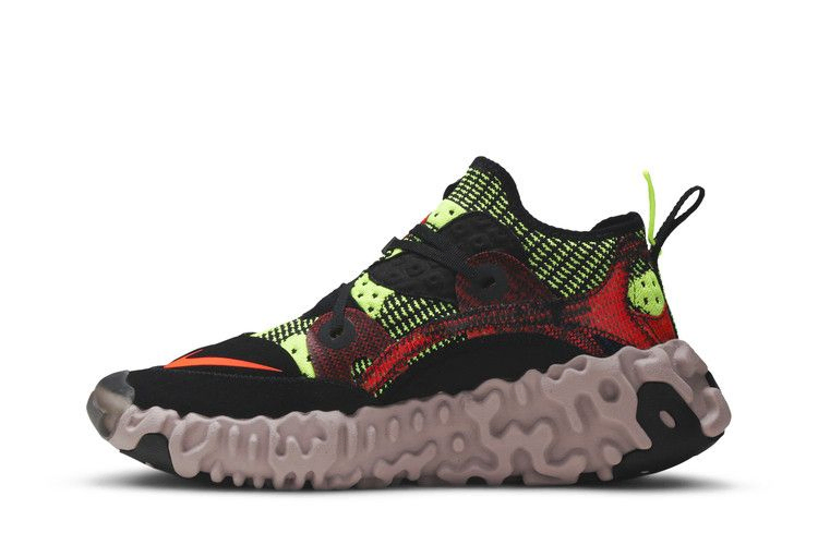 Кроссовки Nike ISPA OverReact Flyknit 'Crimson Volt'
