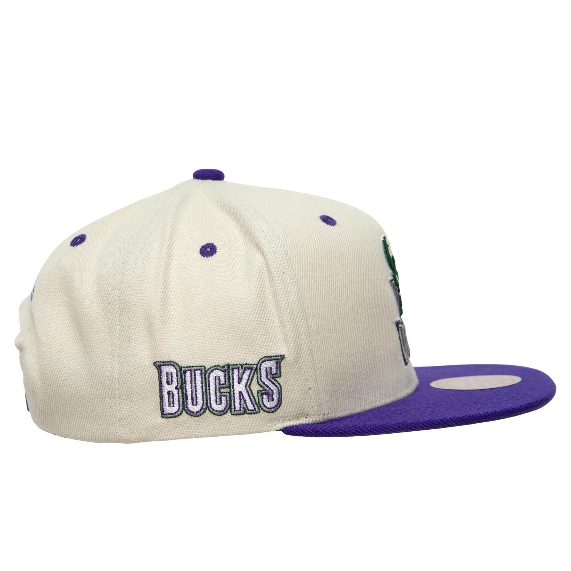 Бейсболка Mitchell & Ness Sail 2 Tone Snapback HWC Milwaukee Bucks Hat