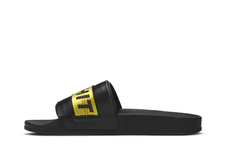 Кроссовки Off-White Sliders 'Black Yellow'
