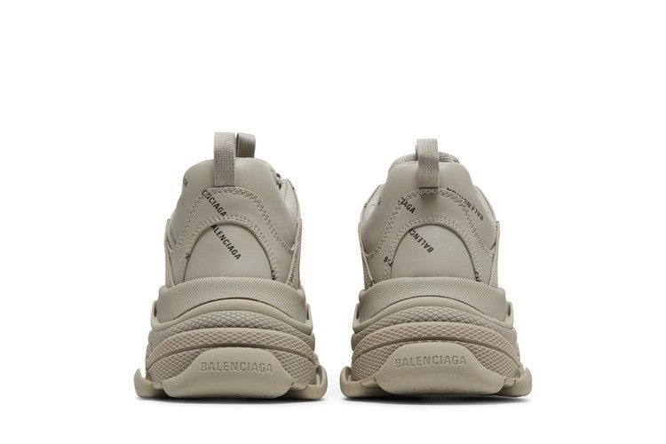 Кроссовки Balenciaga Triple S Sneaker 'Allover Logo - Beige'