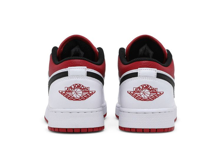 Кроссовки Air Jordan 1 Low GS 'White Gym Red'