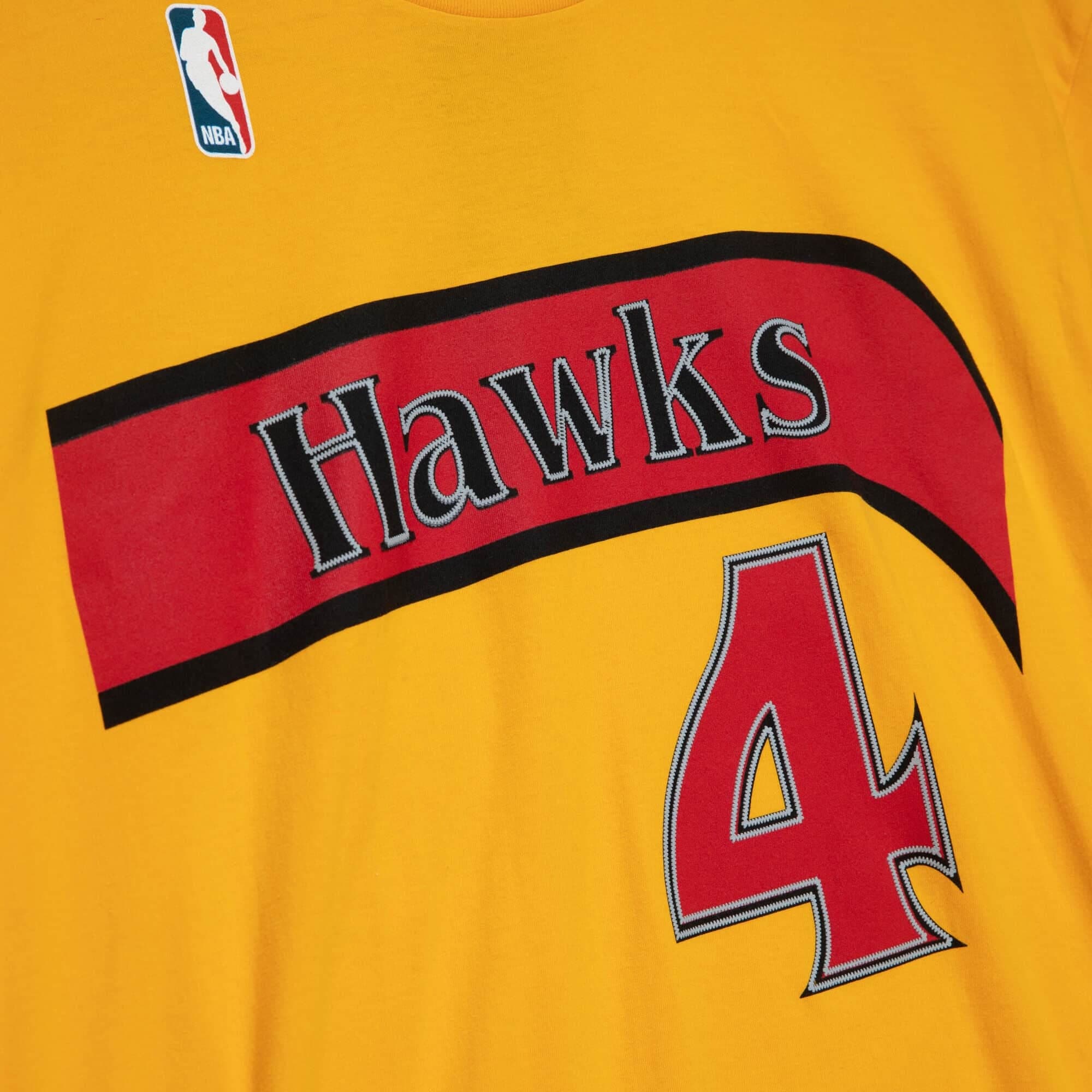 Футболка Mitchell & Ness Traditional Name & Number Atlanta Hawks 1986-87 Spud Webb T-Shirt