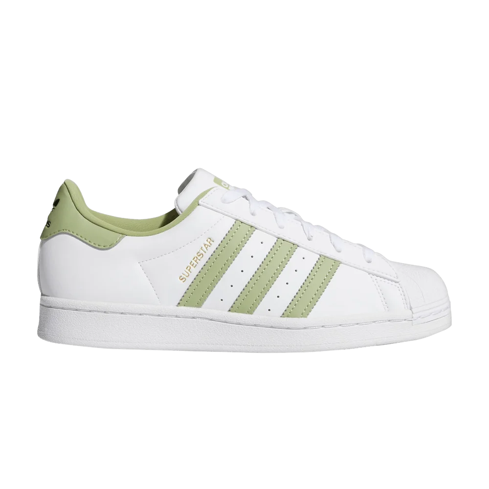 Кроссовки Adidas Wmns Superstar 'White Magic Lime'