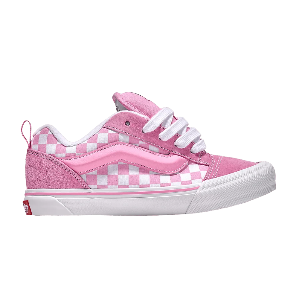 Krossovki-Vans-Knu-Skool-Little-Kids-Checkerboard-Prism-Pink-White