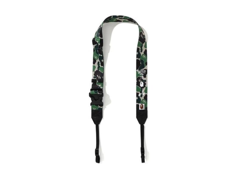 Ремень для камеры BAPE A Bathing APE ABC Camo Camera Wide Strap Green