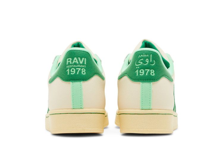 Кроссовки Ravi Restaurant x adidas Superstar 'Ecru Tint Green'