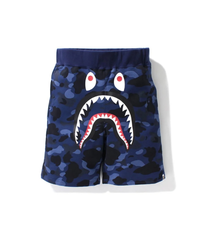 Спортивные шорты BAPE Color Camo Shark Sweat Shorts Navy