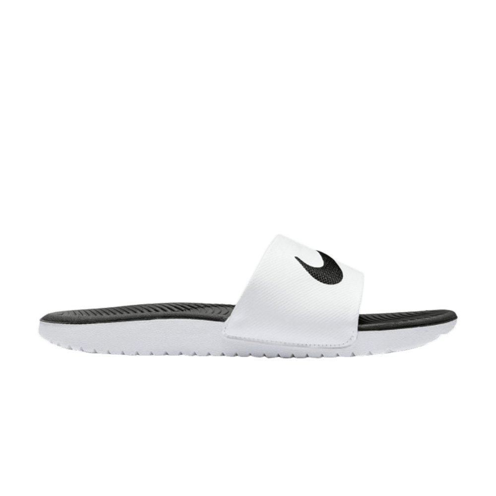 Кроссовки Nike Kawa Slide GS 'White Black'