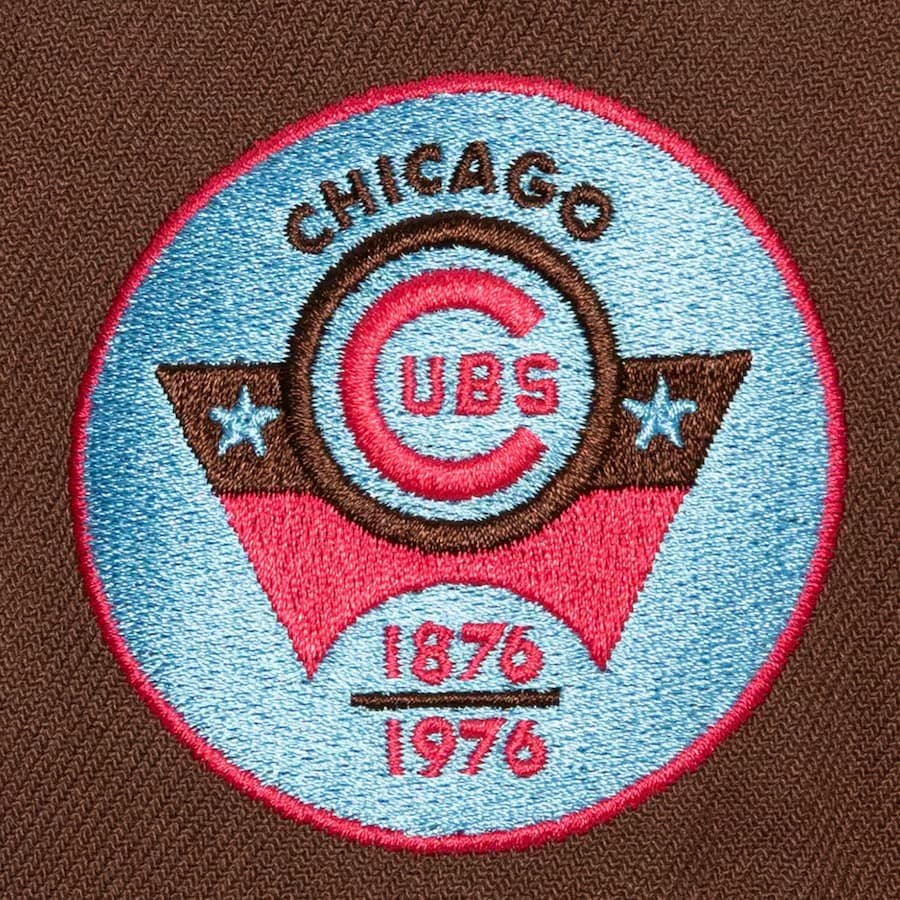 Mitchell-Ness-Brown-Chicago-Cubs-Cooperstown-Collection-The-Damn-Snapback-Hat-2
