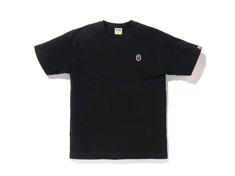 Футболка BAPE Ape Head One Point Tee Black