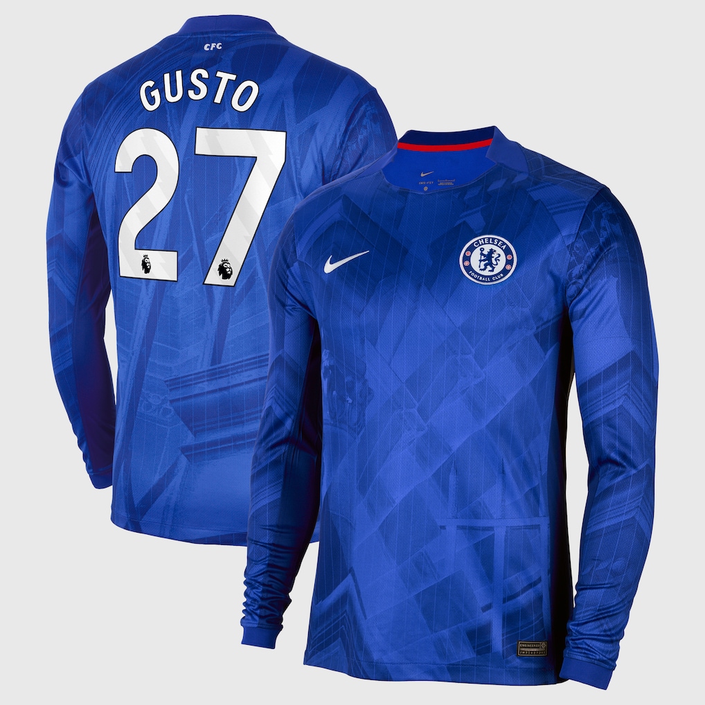 Футбольный лонгслив Chelsea Nike Home Stadium Long Sleeve Shirt 2025-26 Gusto 27