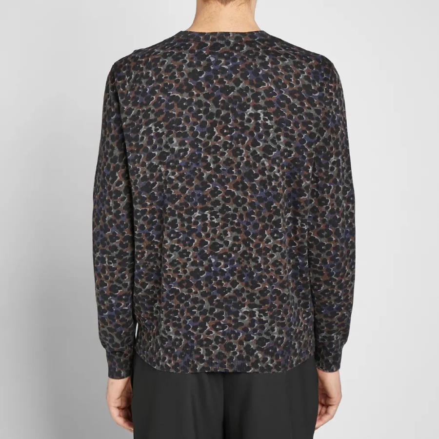 Свитшот A.P.C. Pull Fauve Crewneck Blue Leopard Print