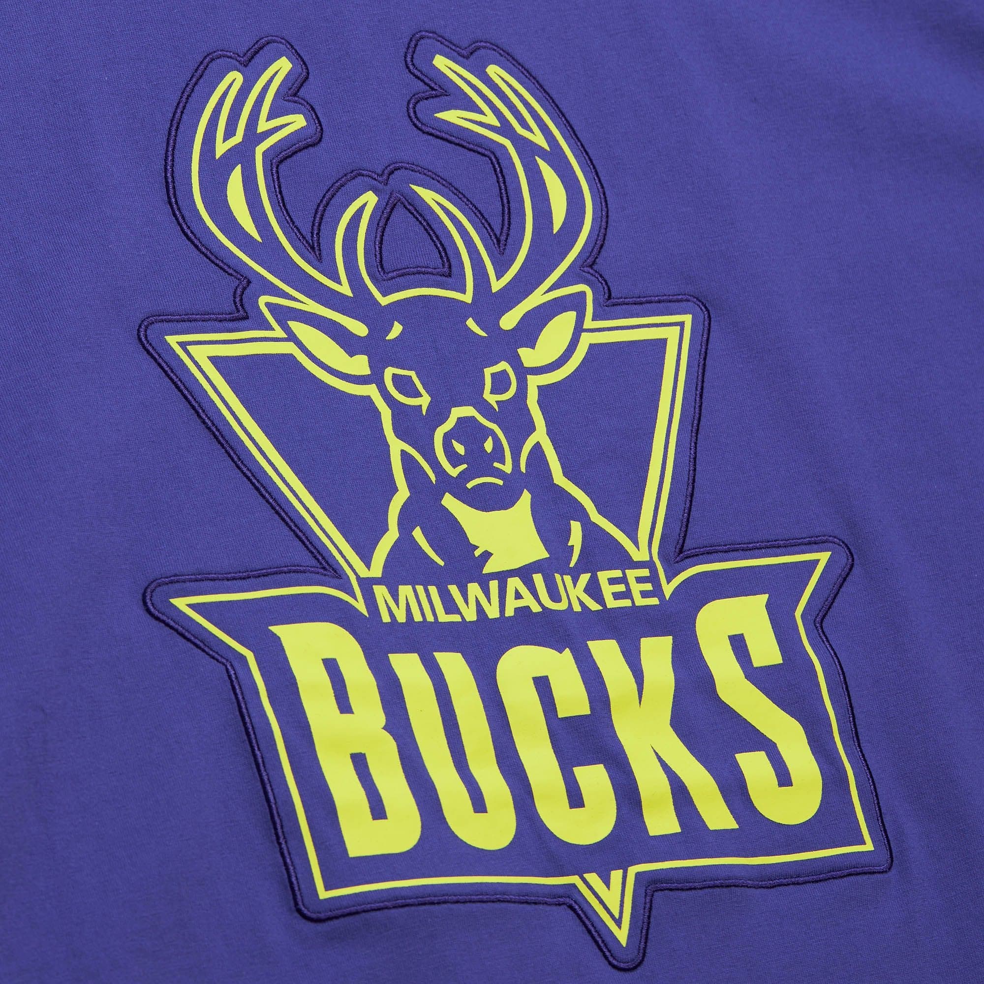 Футболка Mitchell & Ness Neon Nights SS Premium Tee Milwaukee Bucks
