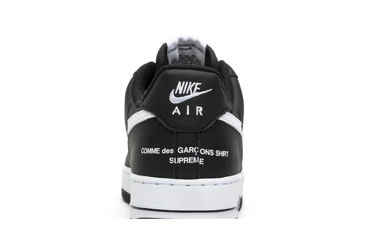 Кроссовки Supreme x Comme des Garçons SHIRT x Nike Air Force 1 Low 'Black'