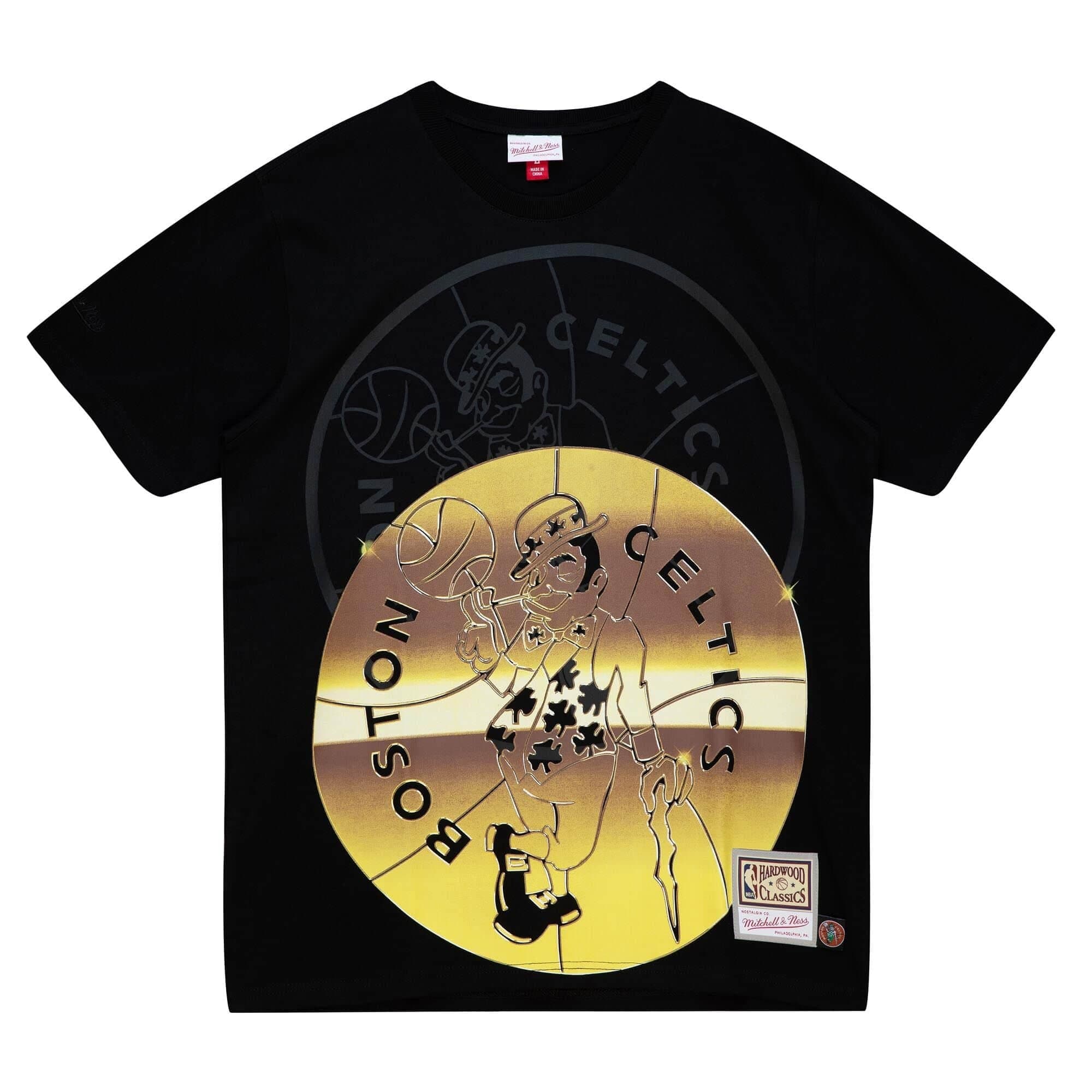 Футболка Mitchell & Ness Big Face 4.0 SS Boston Celtics Black T-Shirt