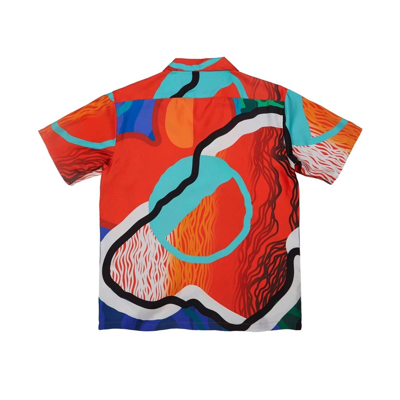 Рубашка Awake x Sam Friedman Silk Camp Shirt Print
