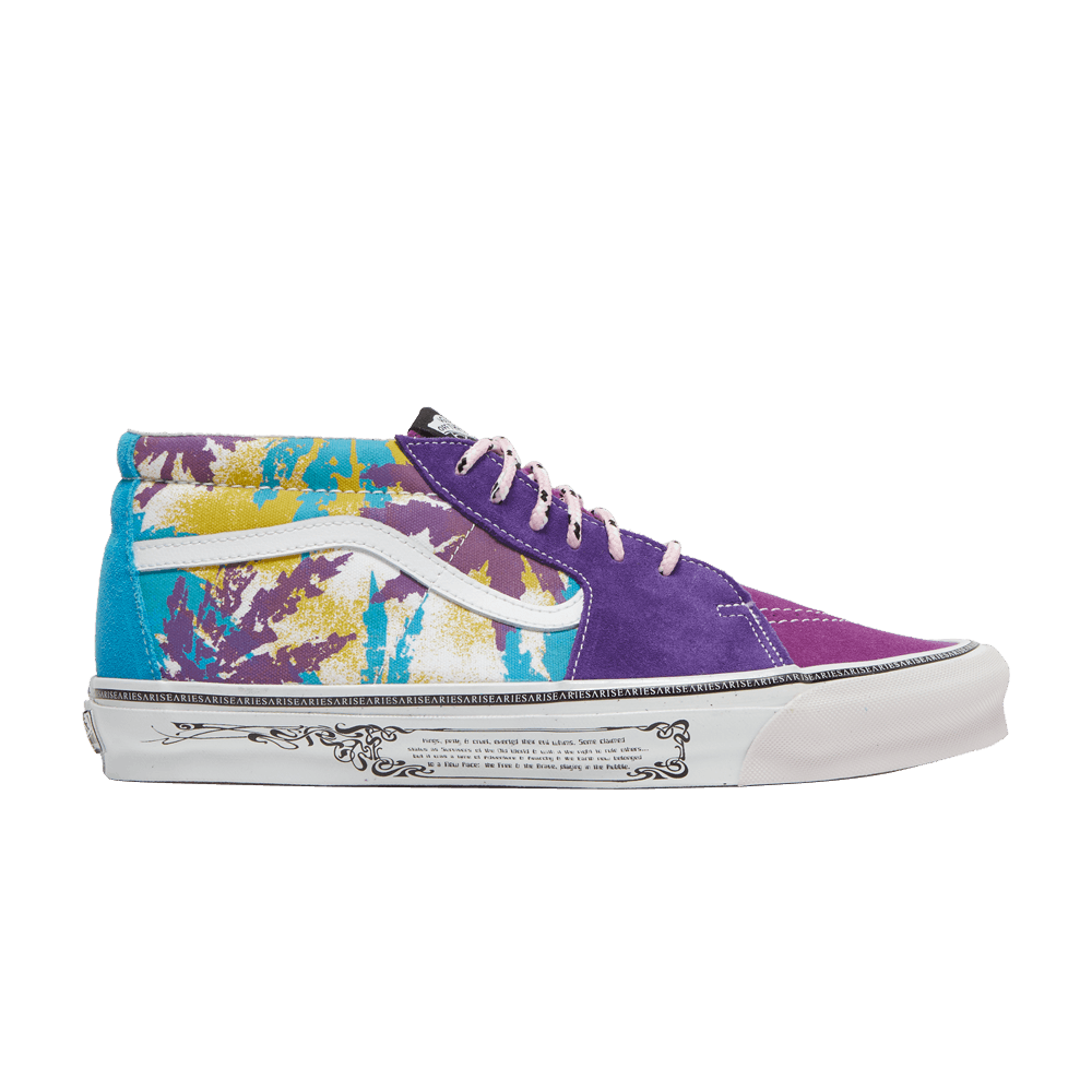 Кроссовки Vans Aries x OG Sk8-Mid LX 'Weed Bright'